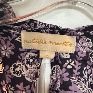 Natalie Martin Lavender floral maxi dress